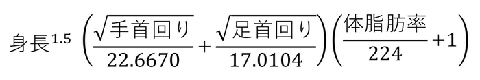 Frame Size Modelの算出式