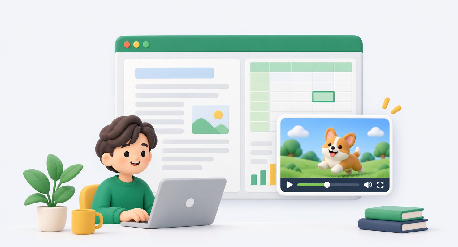 「YouTubeでPicture In Pictureモードを使う方法（Chrome70以降）」のイメージイラスト